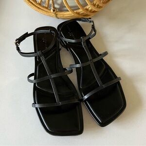 Marc Fisher Marris Leather Strappy Sandals Size 10